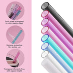 Replacement Straw Compatible With 40 Oz Stanley Quencher Tumbler, 12 Inch Extra Long Reusable Plastic Straws For 40 Oz Cup, Clear-6 Pack