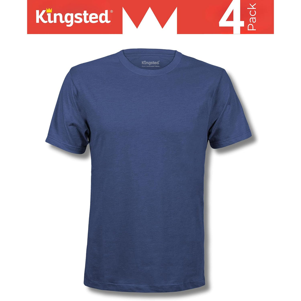 Kingsted T-Shirts For Men Pack - Royally Comfortable - Super Soft Premium Fabric - Well-Crafted Classic Tee