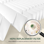 Ap-1512Hh Filter For Coway Airmega Ap-1512Hh & Airmega 200M Air Purifiers | 2 Efficient Filter And 6 Carbon Pre-Filters For Coway Filter Replacement Ap-1512Hh & 200M, Compared To Part # 3304899