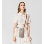 KALIDI Crossbody Purses for Women Vegan Leather Bucket Bag Fashion Ladies Crossbody Handbag Shoulder Purse with Multi Pockets