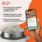 Instant Pot, 8-Quart Whisper Quiet 9-in-1 Electric Pressure Cooker, Slow Rice Cooker, Steamer, Sauté, Yogurt Maker, Warmer & Sterilizer, App With Over 800 Recipes, Stainless Steel, Duo Plus