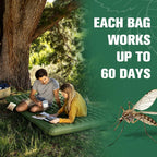 Mosquito Repellent Outdoor Patio, Backyard Mosquito Repellents, Mosquito Deterrent Indoor For Home, Mosquito Repellent For Door, Keep Mosquito Away From Garage, Last Up To 2 Months-8 Pouches