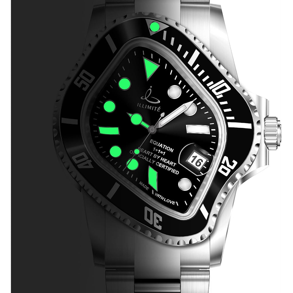 Illimite Melting Automatic Watches For Men Japanese Miyota 8215 Self-Winding Mechanical Movement Watch Waterproof Stainless Steel Art Surrealist Wrist Watches Pea001