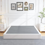 Aldrich Box Springs King Size 9 Inch, Heavy Duty Metal Frame Mattress Foundation With Easy Clean Cover, Noise Free, Easy Assembly