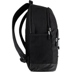 Nike 3Brand Kids Blitz Bungee Backpack For School, Black/White | Padded 17-Inch Laptop Sleeve And 2 Mesh Bottle Pockets. Bookbag For Boys, Girls, Sports, Gym, And Travel.