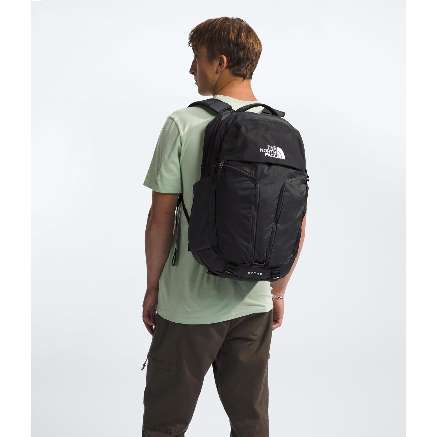 The North Face Surge Commuter Laptop Backpack | Daypack With Water Repellent Finish, 16" Laptop Sleeve, Reflective Details