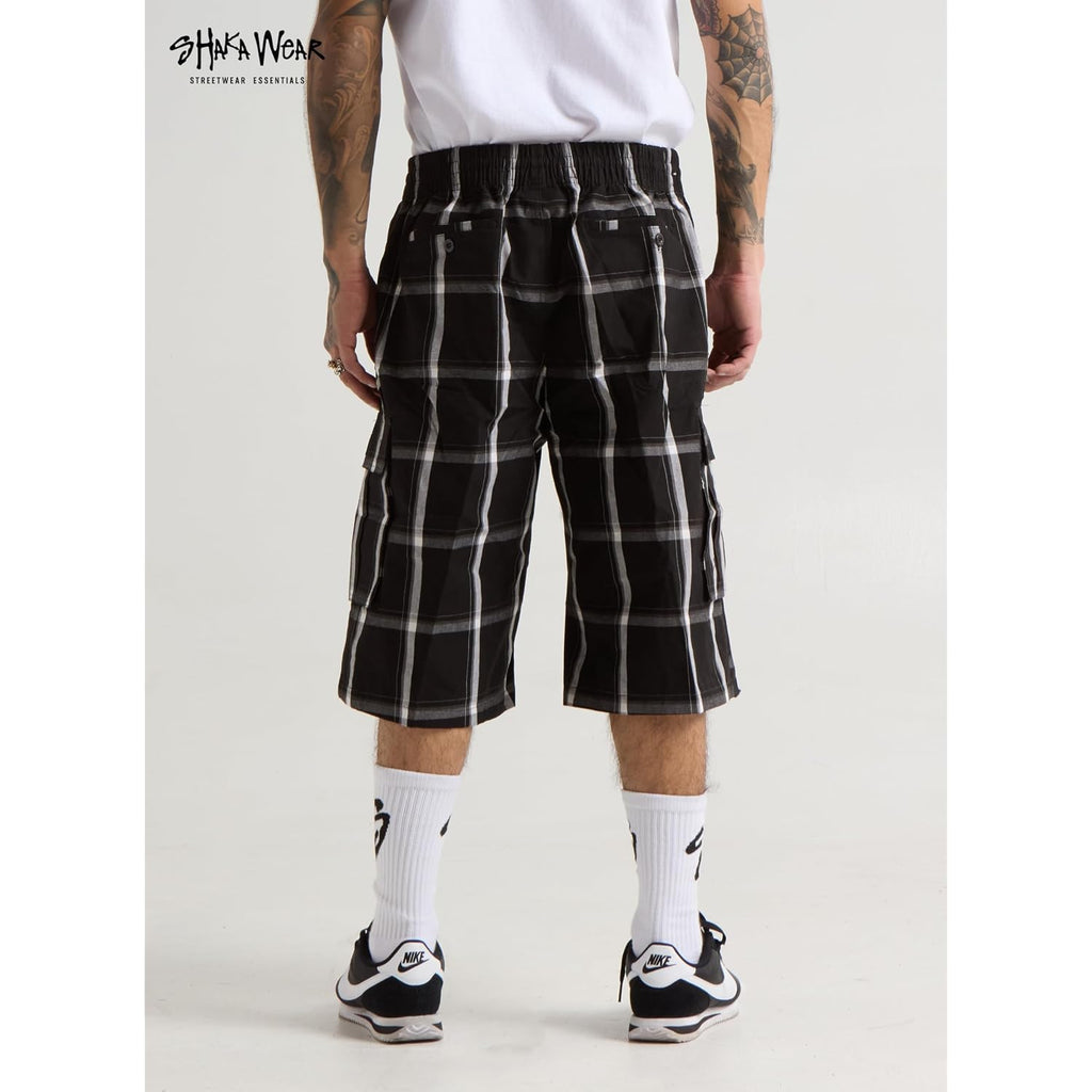 Shaka Wear 5.6Oz Plaid Shorts