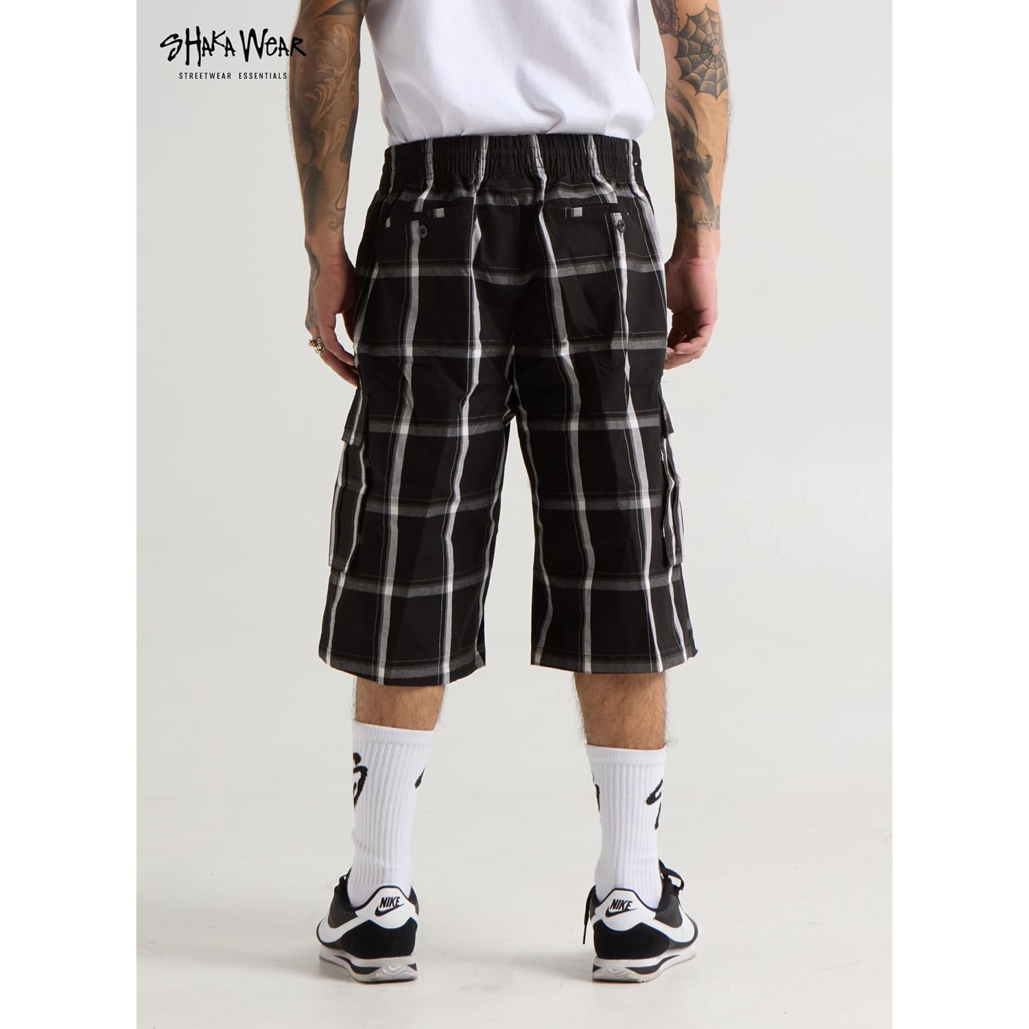 Shaka Wear 5.6Oz Plaid Shorts