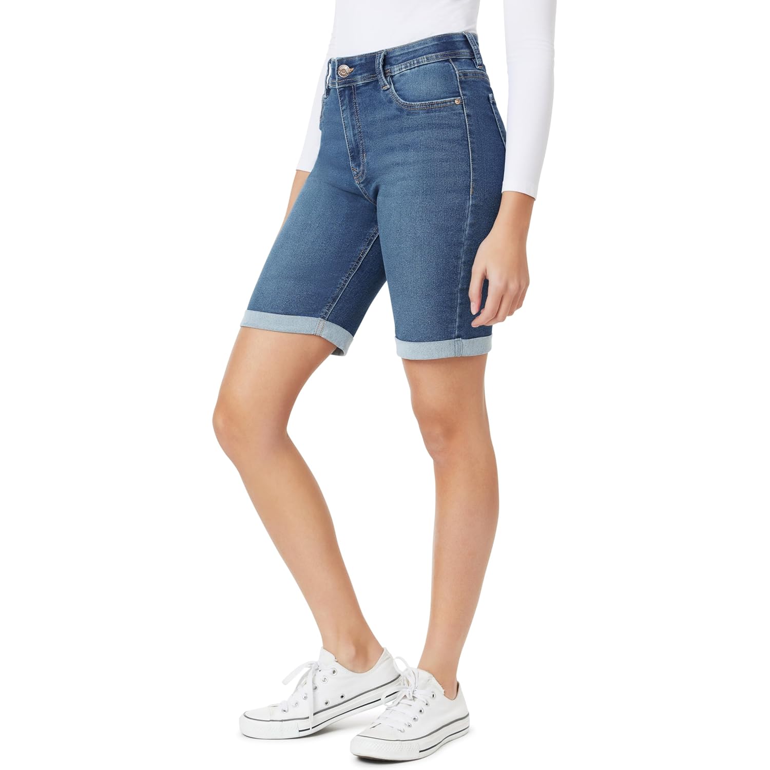 Angels Forever Young Women's 360 Sculpt Bermuda Shorts