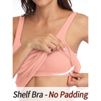 Women's Cotton Tank Top with Shelf Bra Adjustable Wider Strap Camisole Basic Cami Tanks