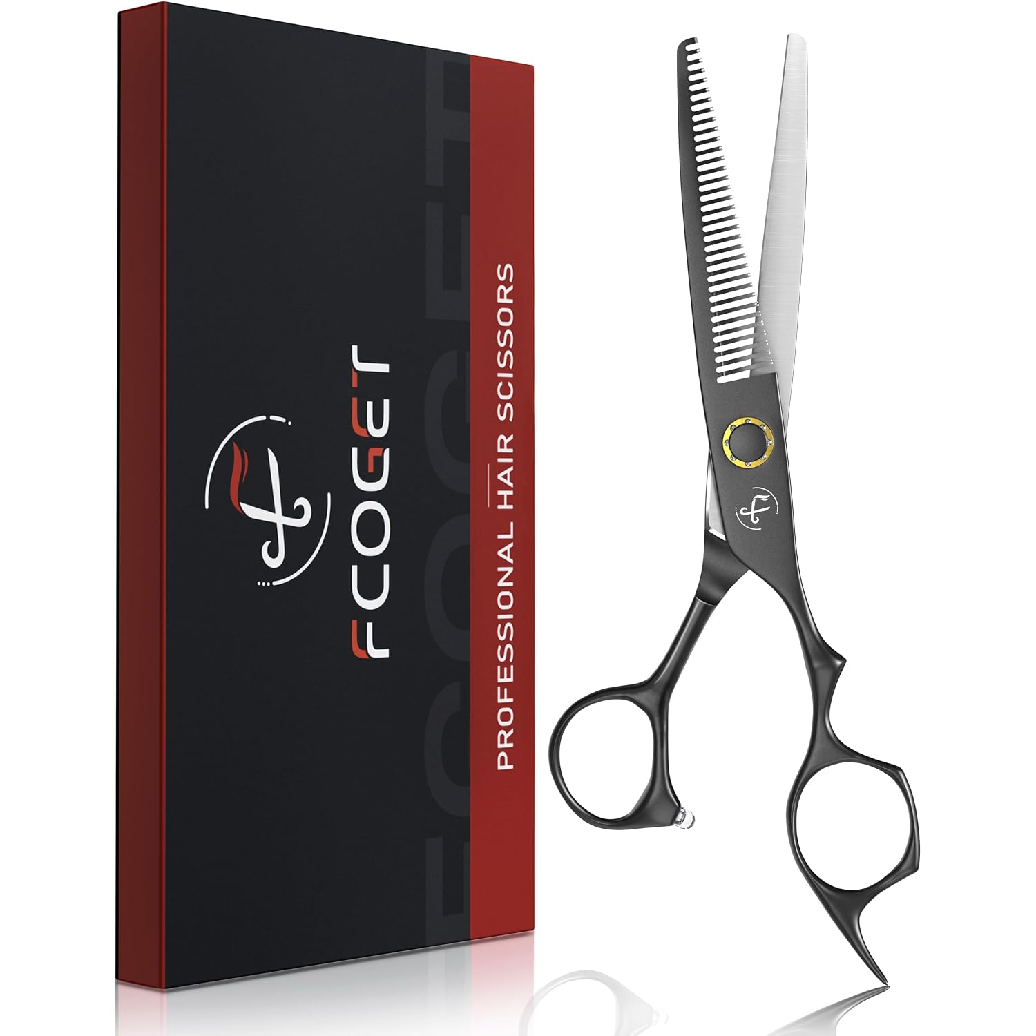 Professional Thinning Shears, High-End Japanese 440C Stainless Steel Hair Cutting Scissors With Sharp Edge Blades, 6.8 Inch Hair Cutting Shears, Right Hand Hair Scissors For Salon, Home, Pet