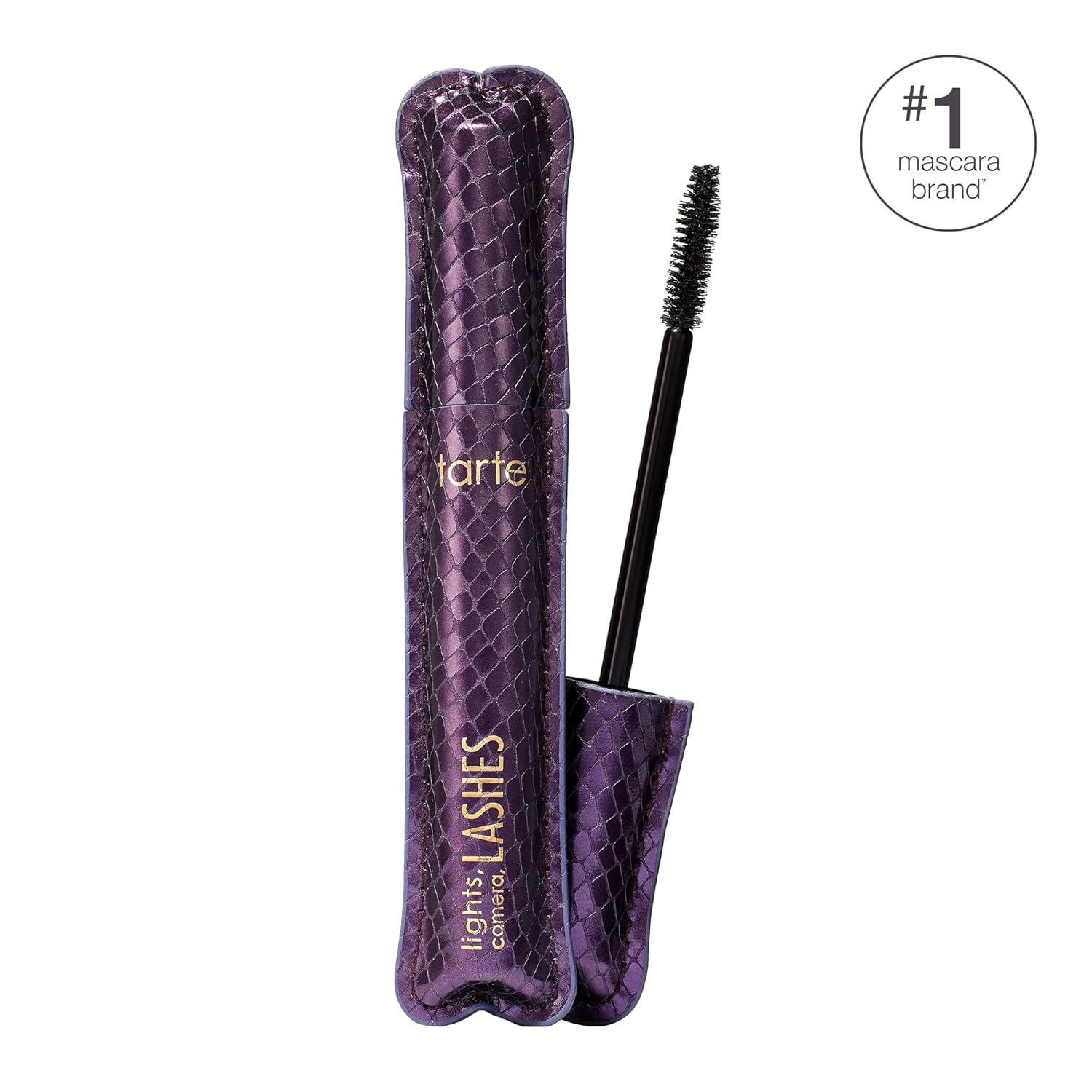 tarte lights, camera, lashes 4-in-1 mascara – Volume, Length, Curl & Conditioning for Fuller Looking Lashes, Smudge-Proof, Flake-Free, Longwear, Vegan & Cruelty Free