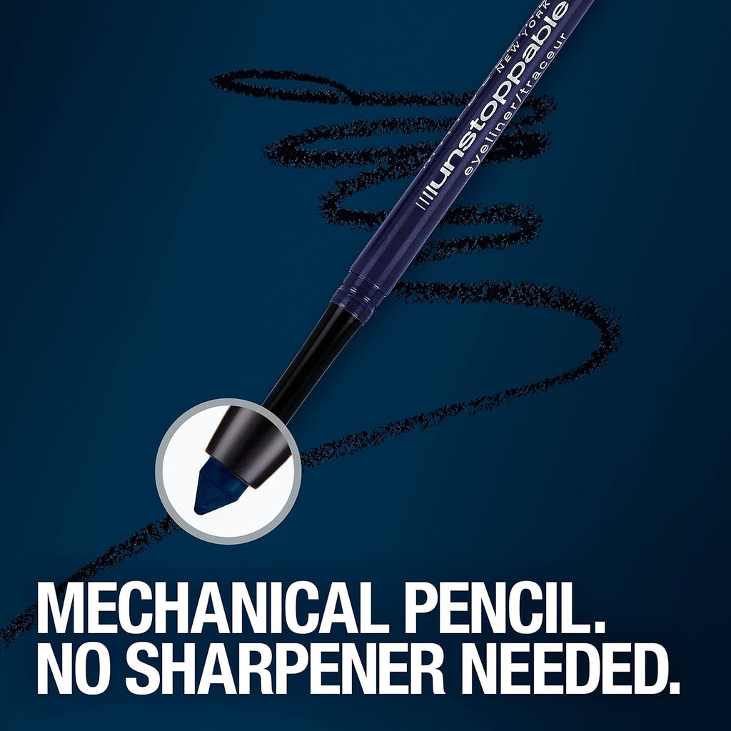 Maybelline Unstoppable Waterproof Mechanical Brown Eyeliner Pencil, Easy To Apply, Smooth Glide, Up To 24 Hour Wear, Espresso