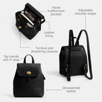 Coach Women'S Turnlock Backpack Black One Size