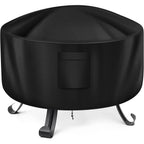 Wleafj Fire Pit Cover Round, 22 Inch – 34 Inch