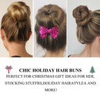 Tsmaddts Donut Bun Maker, Hair Bun Maker Set For Ballet Styling, Washable | Soft Nylon, Hair Donut Shaper, For Daily, Party, Hair Buns For Girl, Women And Dancer, 3 Size Donut Bun With 20Pcs Bobby Pins