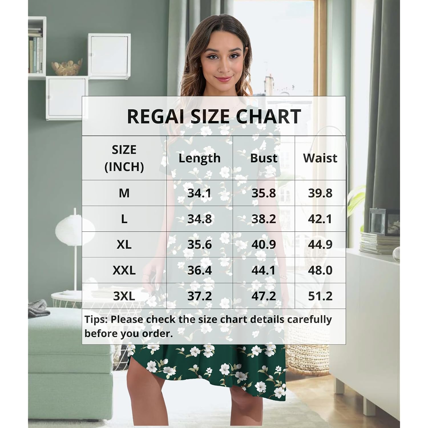 Regai Summer Dresses For Women Short Sleeve Tshirt Dress Casual Sundresses With Pockets