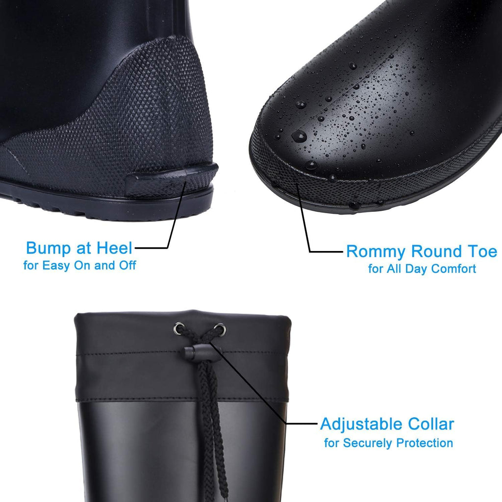 Asgard Women'S Packable Lightweight Tall Rain Boots