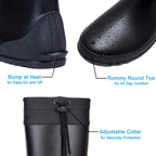 Asgard Women'S Packable Lightweight Tall Rain Boots