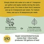 Farmer'S Secret Fruit Tree Booster Fertilizer (32Oz) - Super Concentrated And Phosphorus Rich - Formulated For All Fruit Trees Including Peach, Banana, And Apple