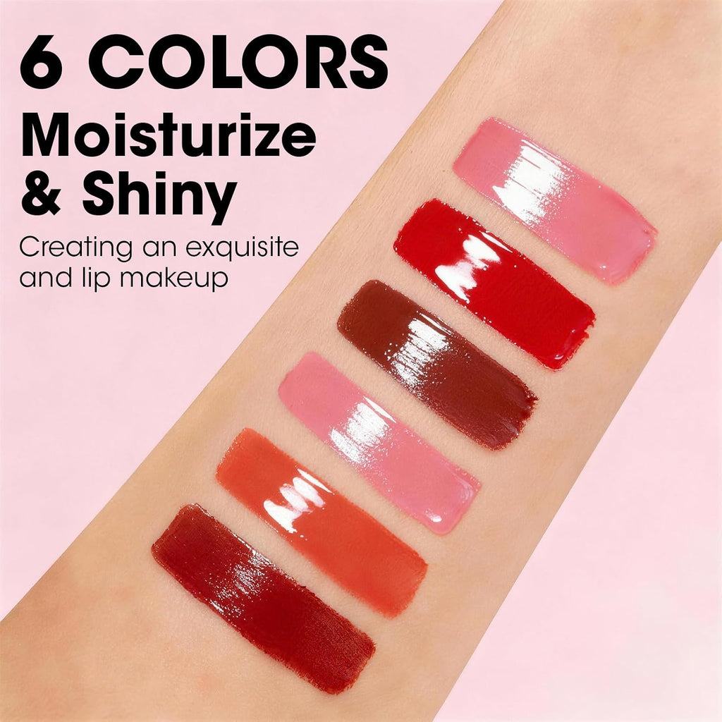 Azen 30 Pack Lip Gloss Bulk Set, Shimmery Lip Gloss For Women And Girls With Rich Varied Colors, Mothers Day Gifts For Women