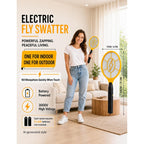 Electric Fly Swatter 2 Pack, Handheld Bug Zapper Racket | High Voltage Instant Kill For Mosquito & Insects, Battery Powered Mosquito Zapper For Home, Patio And Camping