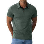 Sailwind Men'S Cotton Polo Shirts Short Sleeve Casual Summer Shirts Classic Collared Golf Shirt With Pocket