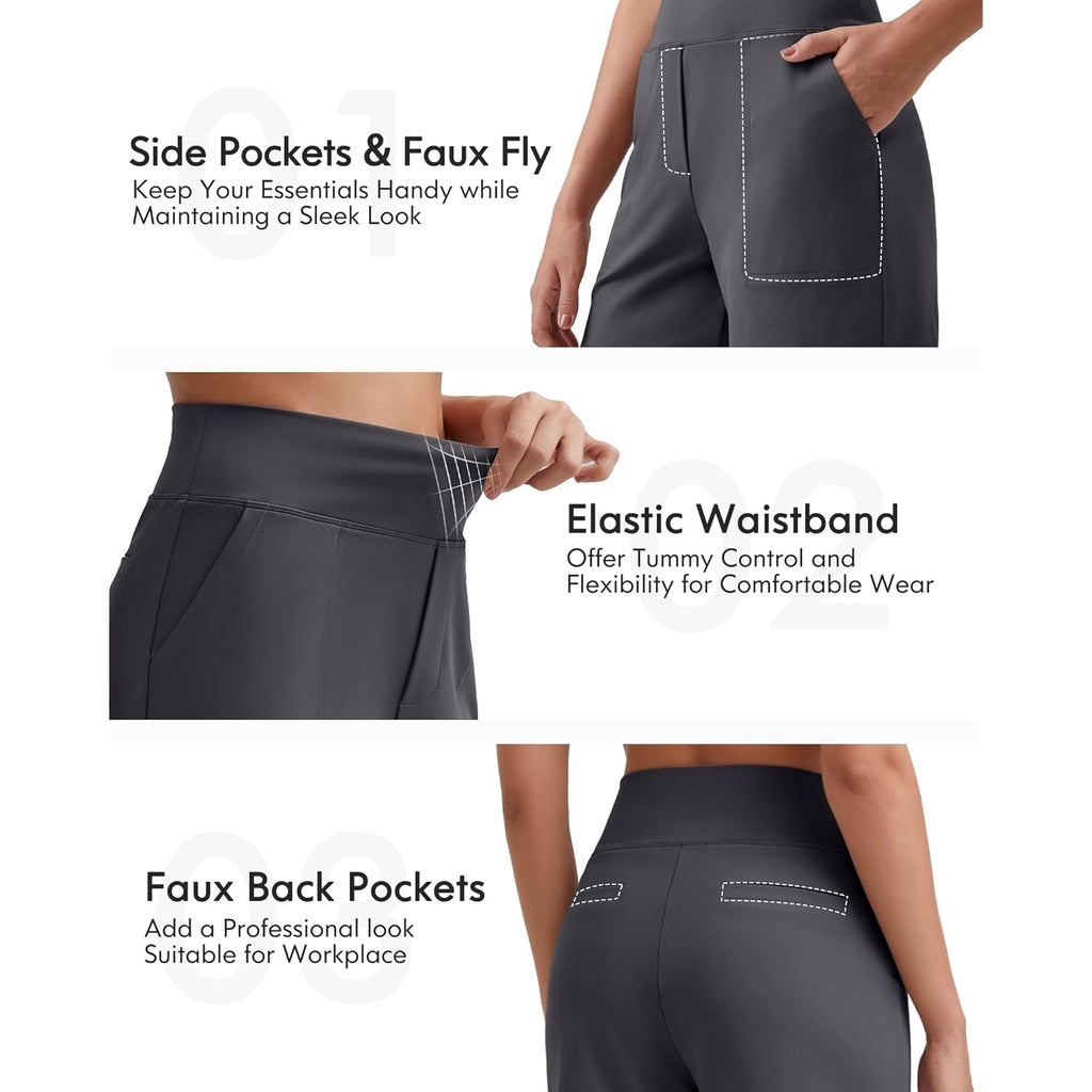 EverGoing Women's Wide Leg Shorts High Waisted 4'' / 5''Casual Comfy Shorts with Pockets for Yoga Workout Lounge