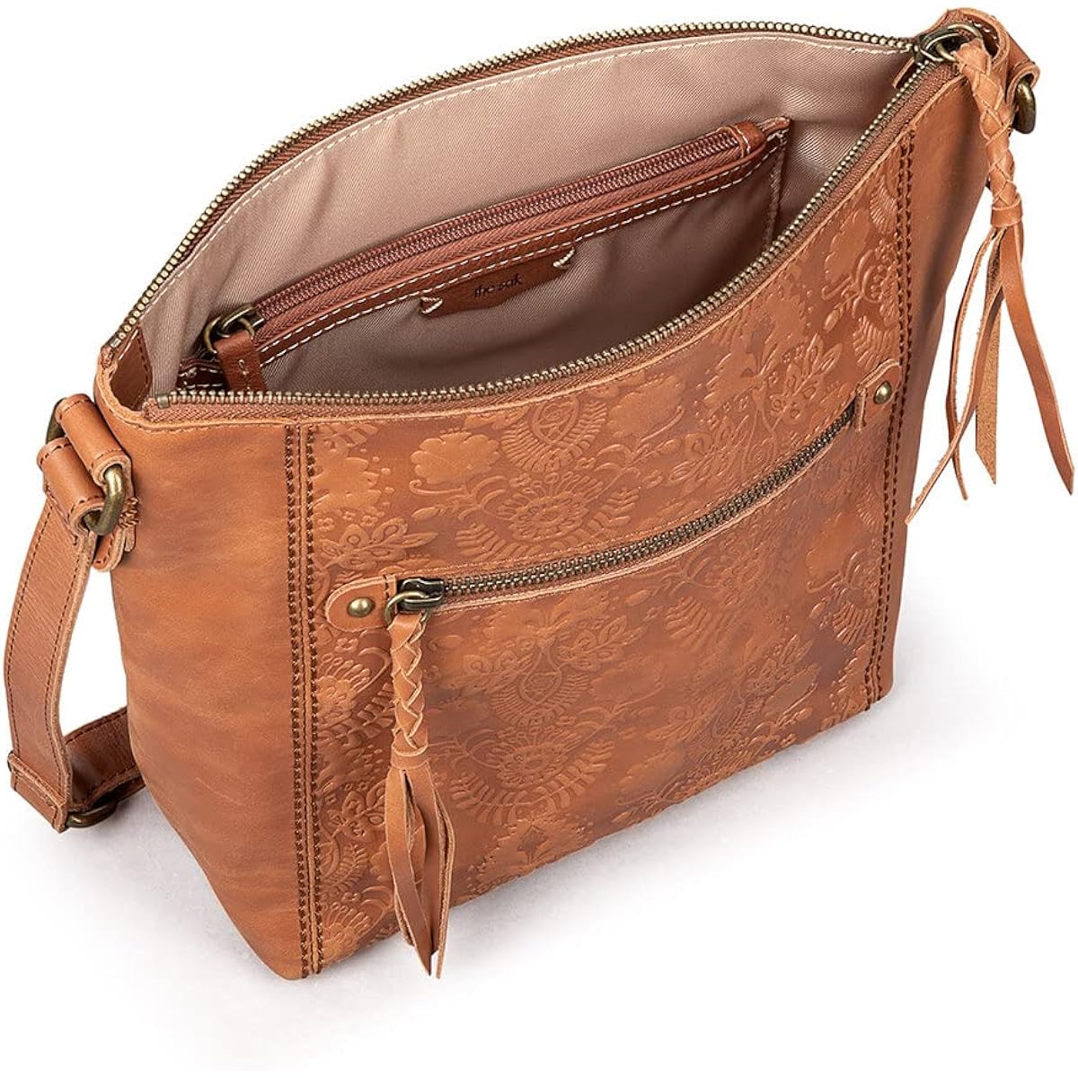 The Sak Ashland Crossbody Purse - Women'S Leather Handbag For Everyday & Travel - Cross Body With Adjustable Shoulder Strap