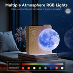 Sunrise Alarm Clocks For Heavy Sleepers,Night Lamp Clocks For Bedrooms With Moon Light,10 Light Effects,30/60/90 Timer,10 Sleep Nature Sounds,15 Ringtones,12 Volume Control With Snooze Function