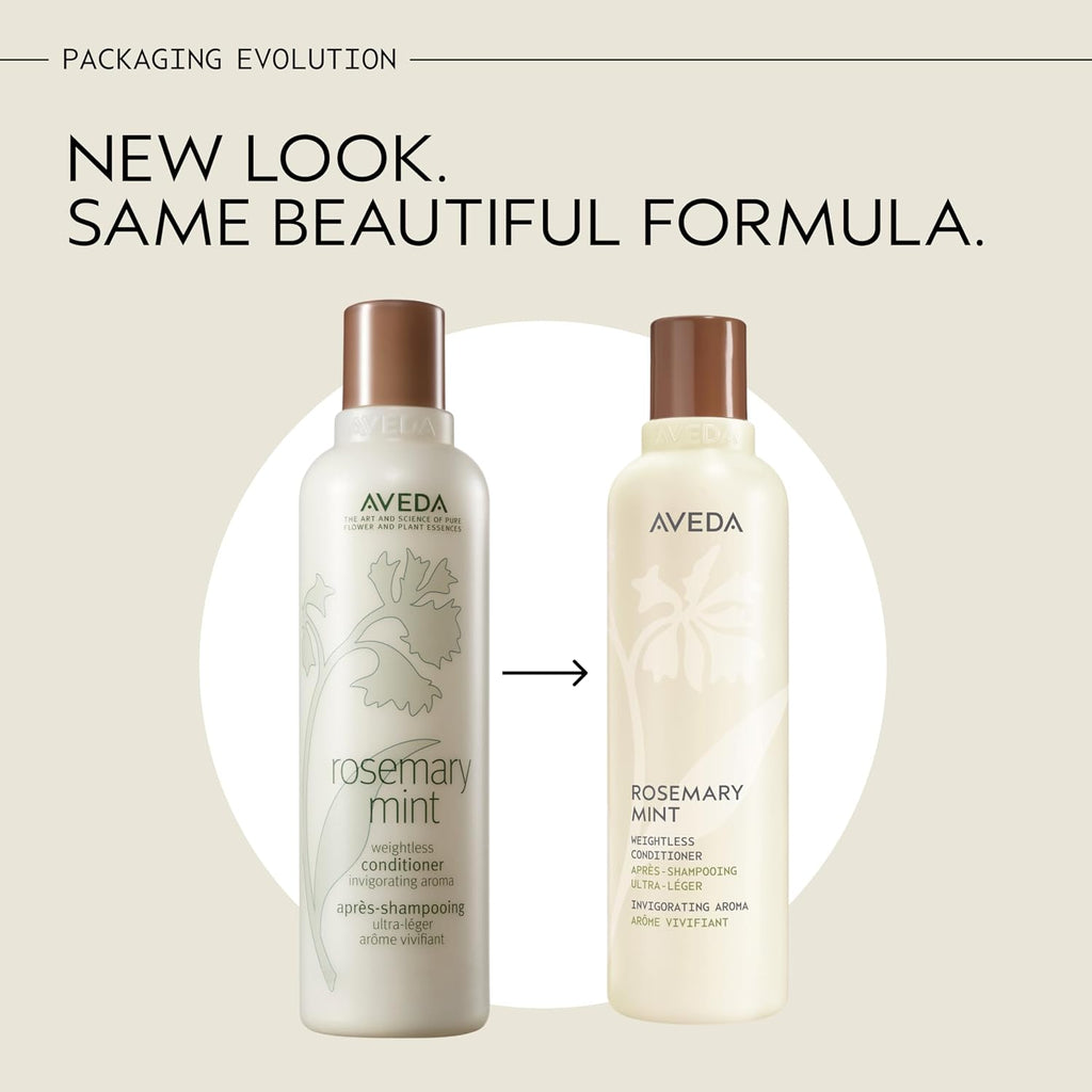 Aveda Rosemary Mint Weightless Conditioner | Lightweight Daily Conditioner | Adds Body & Shine| For Normal To Oily Hair, Fine To Medium Hair | Invigorating Aroma | 97% Naturally Derived*