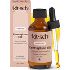 Kitsch Dermaplane Face Oil With Jojoba & Argan Oil – Hydrating Facial Formula For Dermaplaning Tool, Gua Sha & Razor Use – Irritation-Free Shave Oil For Soft, Radiant Skin – 2Oz