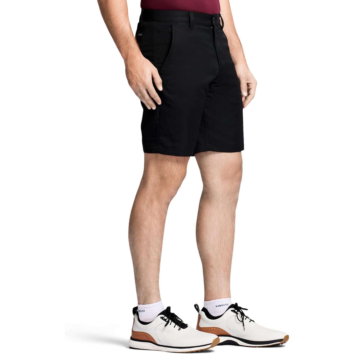 Izod Men’S 9.5"Micro Poly Classic Fit Golf Short