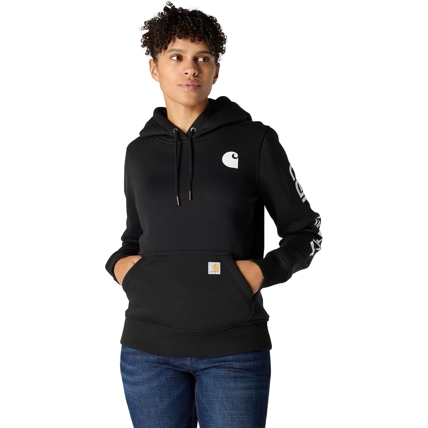 Carhartt Women'S Iconic Clarksburg Logo Sweatshirt