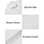Coofandy Men'S Casual Button Down Shirts Short Sleeve Textured Summer Beach Shirts