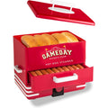 Nostalgia, Game Day Hot Dog Steamer and Bun Warmer, Fits 20 Dogs and 8 Buns, Steams Pot Stickers, Veggies, Potatoes, and Other Appetizers or Toppings