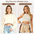 Elastic Belts for Women, No Show Flat Belt for Womens, Adjustable Stretchy Invisible Tuck Belt for Jeans