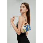 UMREN Straw Clutch Handbags Women Beach Crossbody Hand-woven Summer Purse Wallet Top handle Evening Bag for Wedding Party