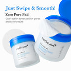 Medicube Toner Pads Zero Pore Pad 2.0 | Dual-Textured Facial Pad For Exfoliation And Pore Care With 4.5% Aha Lactic Acid, 0.45% Bha Salicylic Acid | Ideal For All, Korean Skin Care, 70 Pads (1 Pack)