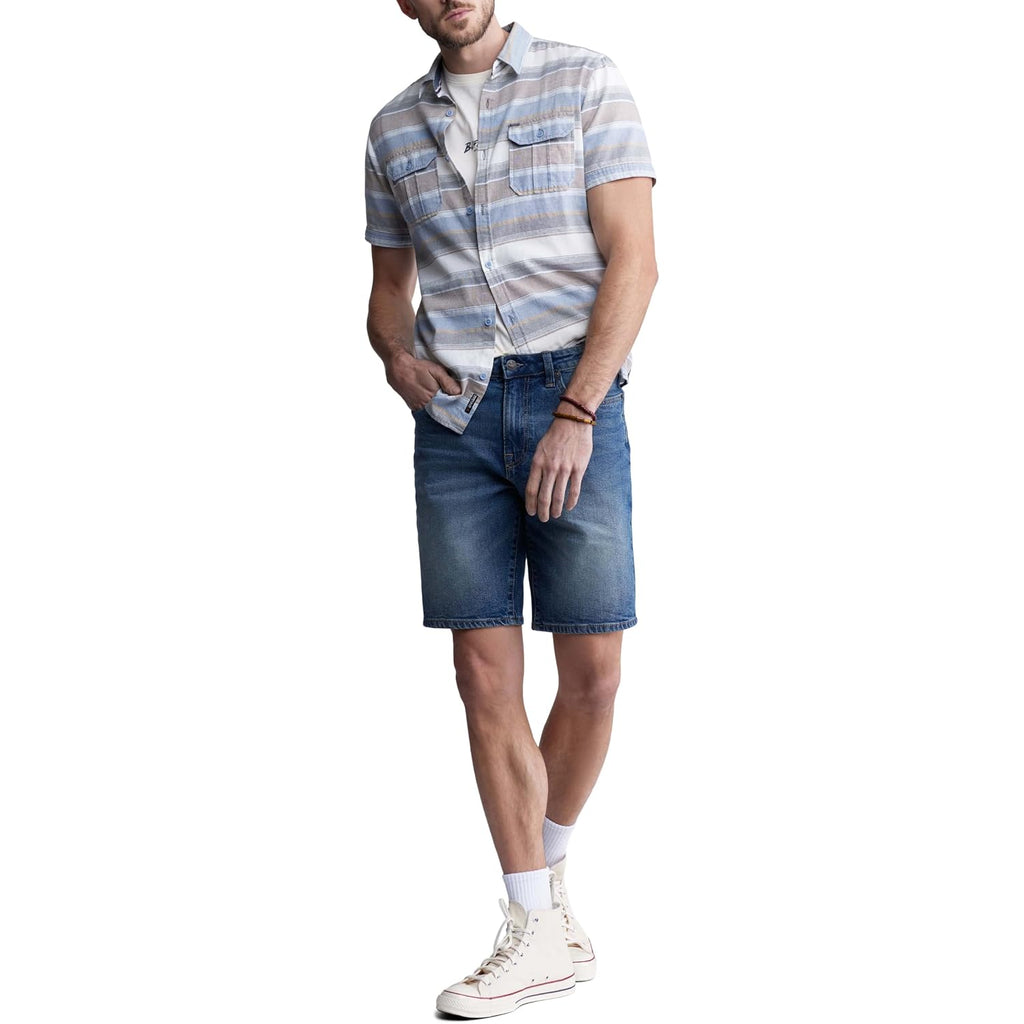 Buffalo David Bitton Men'S Relaxed Straight Dean Denim Shorts