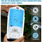 Blue Uv Light Flying Insect Trap, Plug-In Bug Catcher With 4 Sticky Refills For 100+ Days, Fly Catcher For Flies, Fruit Flies, Gnats, Moths, Silent For Home