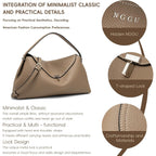 Leather Crossbody Bag For Women, Multiple Compartments For Everyday & Travel
