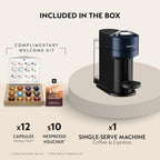 Nespresso Vertuo Next Coffee And Espresso Maker By Breville, Navy Blue