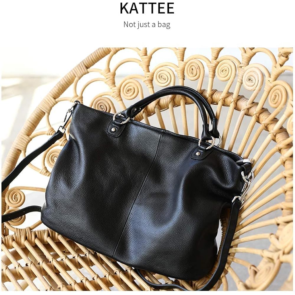Kattee Women'S Soft Leather Tote Bag, Top Satchel Purses And Handbags