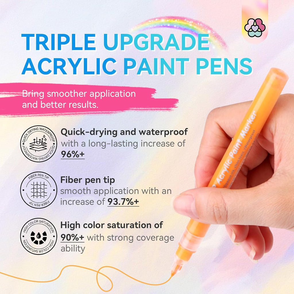 Saviland 12 Colors Nail Art Pens Set - 3D Nail Polish Pens Acrylic Paint Pens Nail Markers for Nail Art Drawing Painting Nail Point Dotting Liner Pen Manicure Tools Nail Design Kit Home Nail Salon DIY