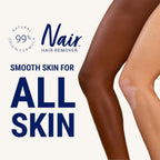 Nair Sensitive Hair Remover Wax Ready Strips, Face and Bikini Hair Removal Wax Strips, 40 Count