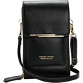 Touchscreen Phone Crossbody Bags For Women,Anti-Theft Pu Leather Messenger Bag,Rfid Blocking Small Mobile Phone Purse Wallet