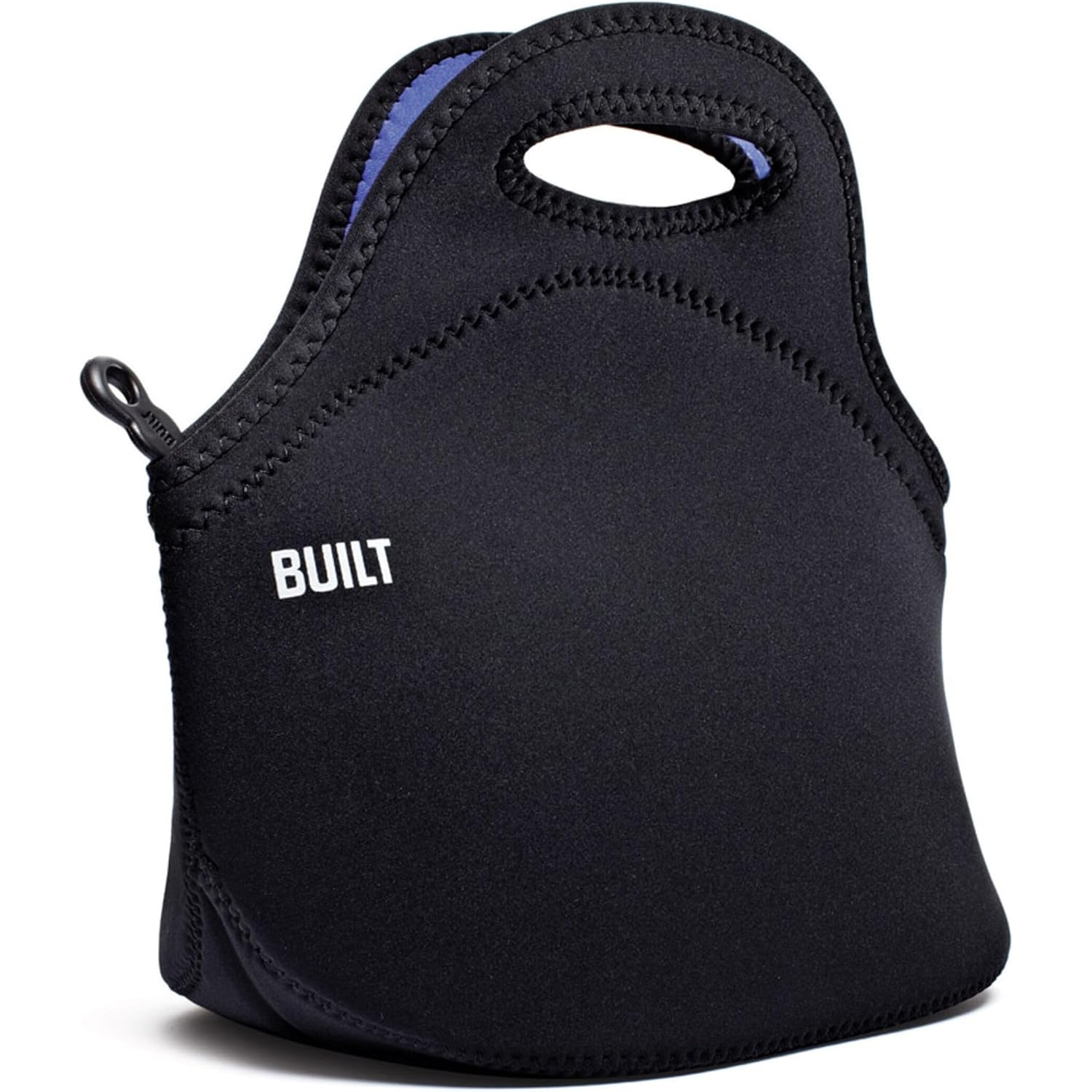 Built Gourmet Getaway Lunch Bag - Insulated Neoprene Lunch Box For Women And Men, Collapsible And Machine Washable, Black