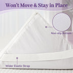 Sinweek 2 Inch Gel Memory Foam Mattress Topper Twin Size, Ventilated High Density Pad For Back Pain, Bed Topper With Removable Soft Cover, Certipur-Us Certified