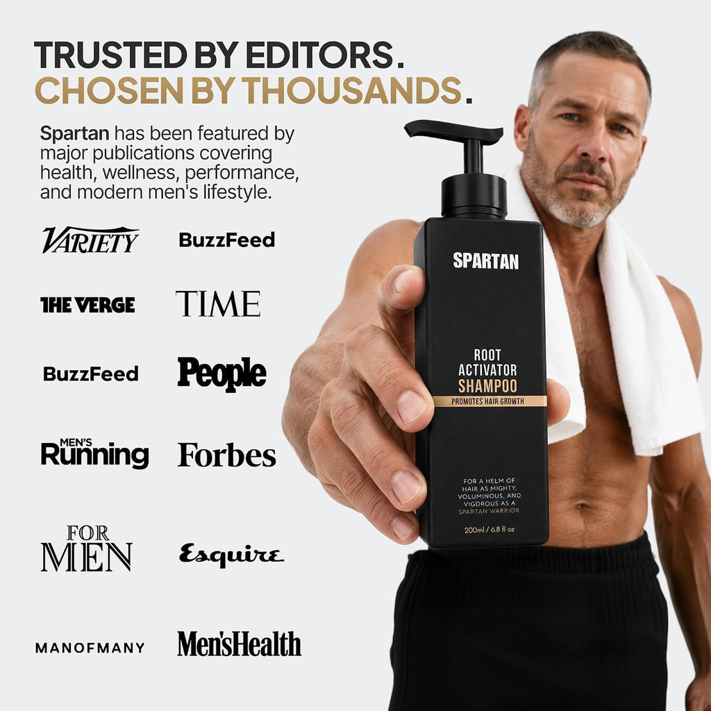 Spartan™ Root Activator Shampoo For Men - Hair Growth Shampoo For Hair Loss And Thinning Hair